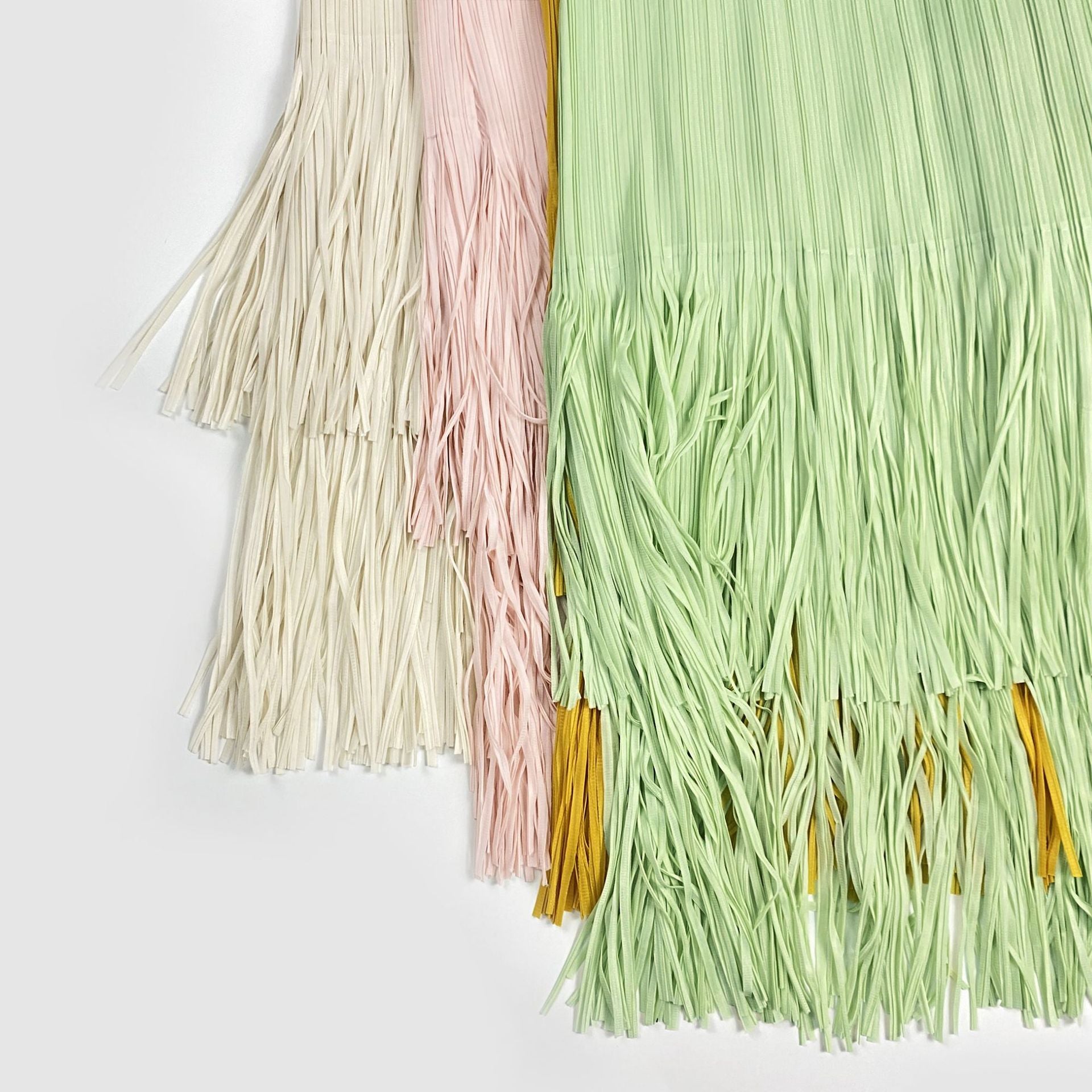 Tassel A- line Skirt Mid-Length Commuter Design Sense Niche Waist Skirt Women