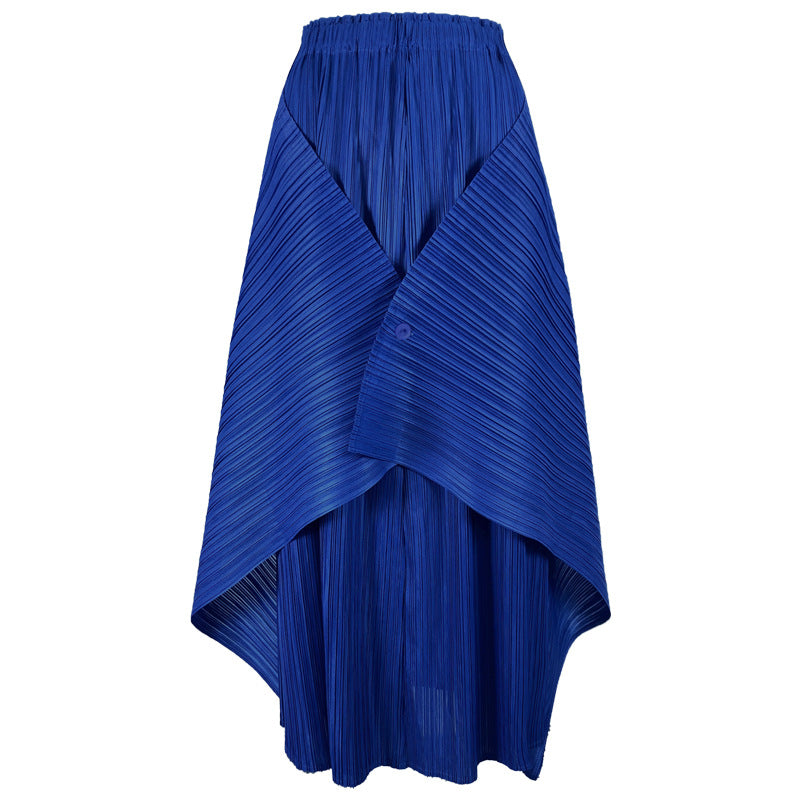 Simple Loose Swing Dress Suit Commuter Long Sleeve Two-Piece Set