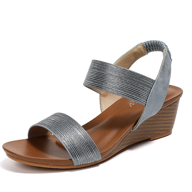 Women's Platform Fashion Sandals Wedge Mother with Skirt Fashion Roman Shoes for Women