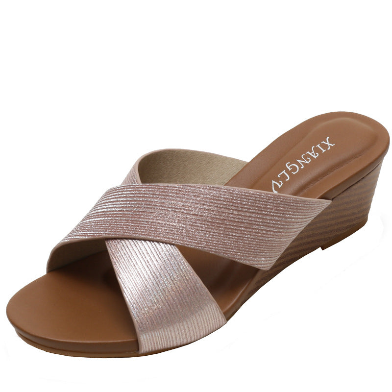 Wedge Roman Sandals Women Bohemian Ethnic Open Toe Holiday Women's Travel Shoes