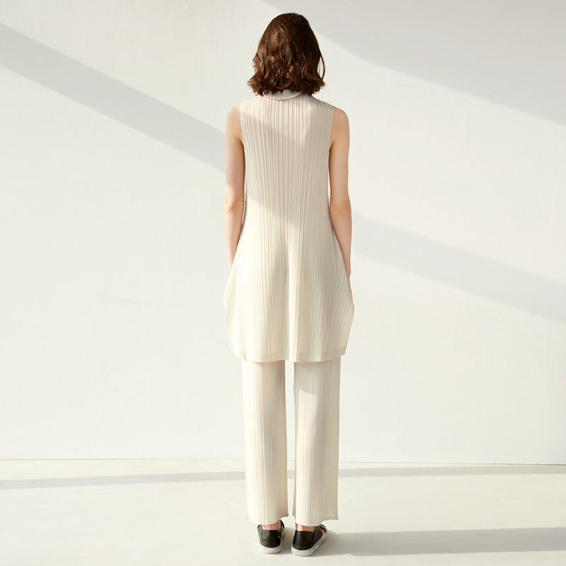 Solid Color Dress Women's Thin Drooping Straight Pants Trousers Casual Suit Women