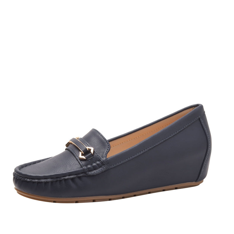 Extra Slip-on Flat Shoes Casual and Comfortable Doug Single-Layer Shoes Thick Sole Non-Slip