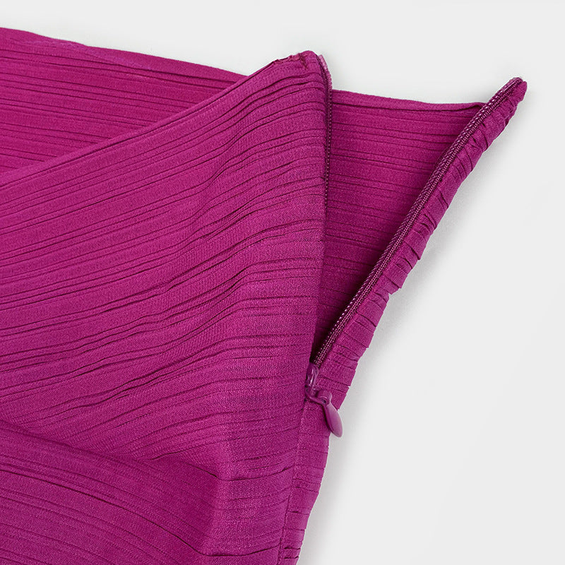 Women's Irregular Beveled Edge Waist-Slimming Long Dress Multiple Colors Waist Dress