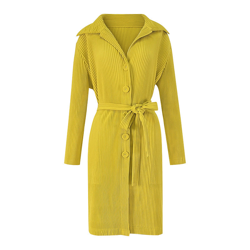 Skirt Suit Two-Piece Women's Slim-Fit Thickened Coat Casual Pants Pleated Suit Women