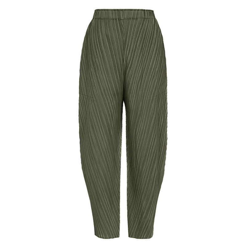 Waist Casual Pants for Women Loose Thin and Comfortable Cropped Skinny Pants Women