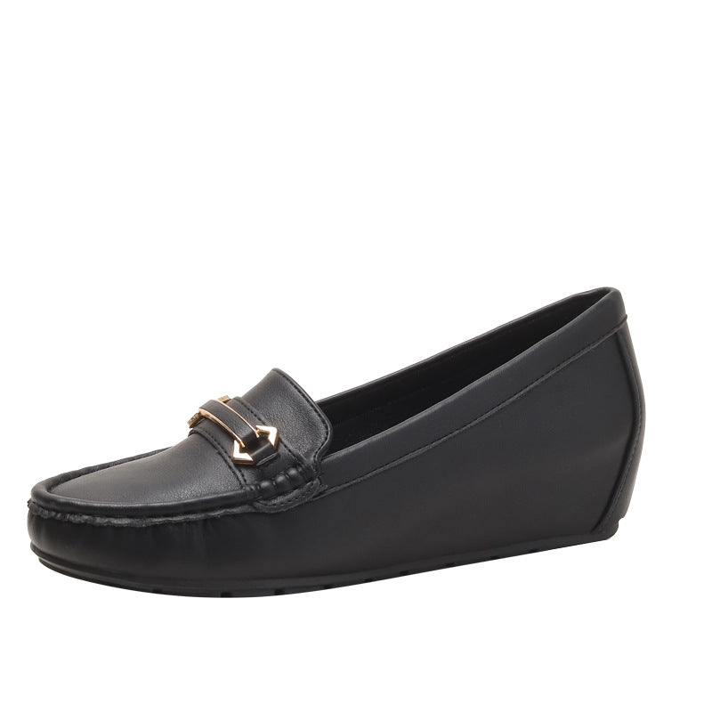 Extra Slip-on Flat Shoes Casual and Comfortable Doug Single-Layer Shoes Thick Sole Non-Slip