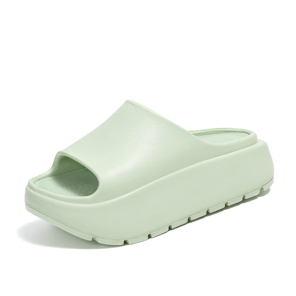 Platform Slippers Women's Extra Home Wear Simple Home Lazy Slippers Women