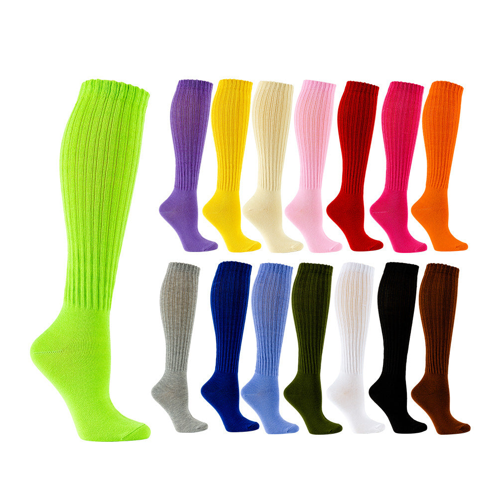 Spring and Summer Thin Slouch Socks Bunching Socks