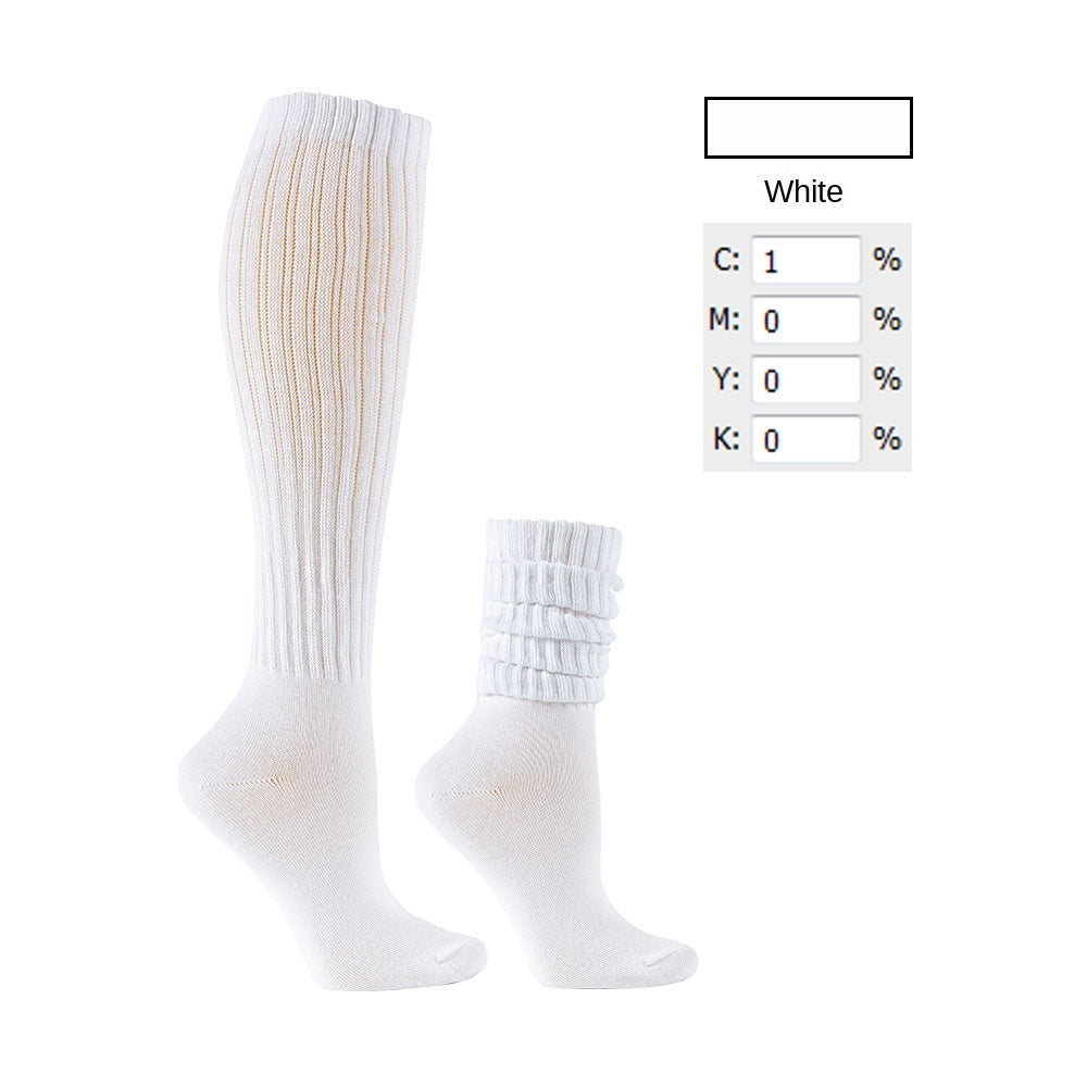 Spring and Summer Thin Slouch Socks Bunching Socks