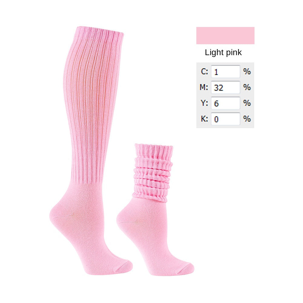 Spring and Summer Thin Slouch Socks Bunching Socks
