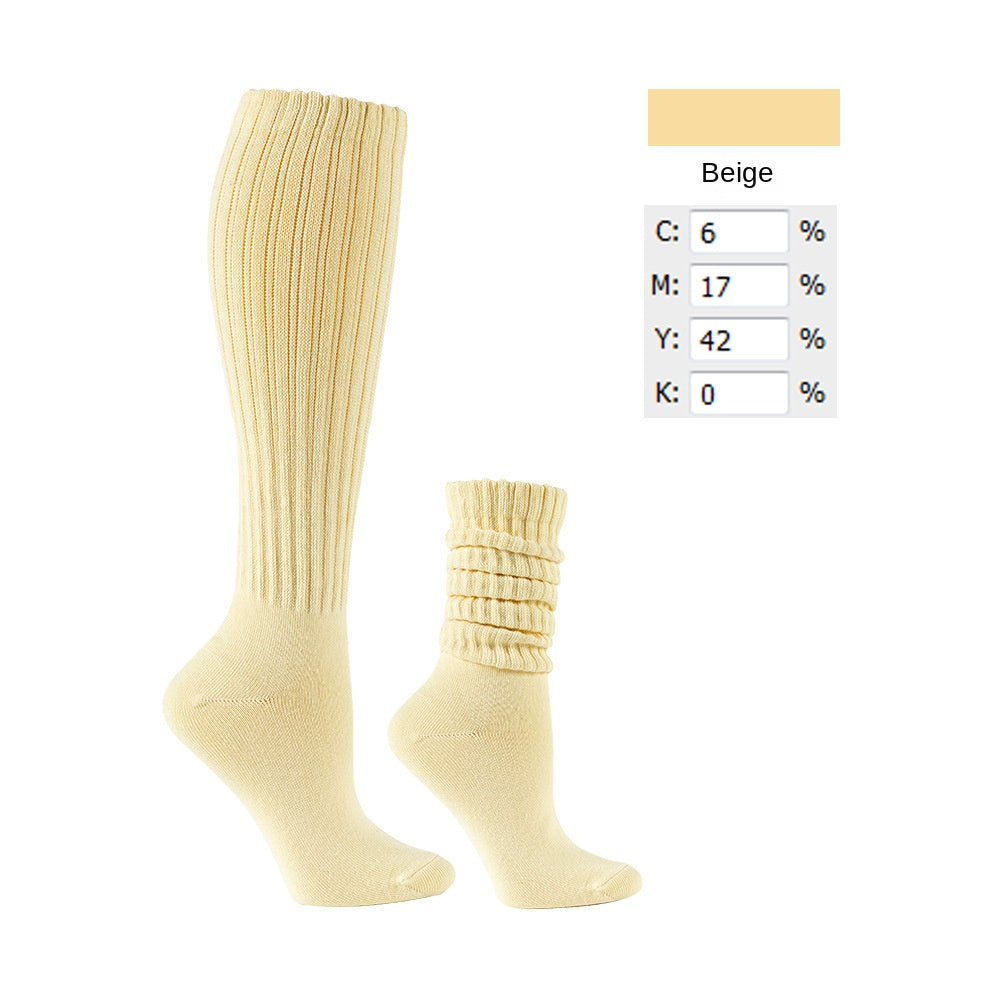 Spring and Summer Thin Slouch Socks Bunching Socks