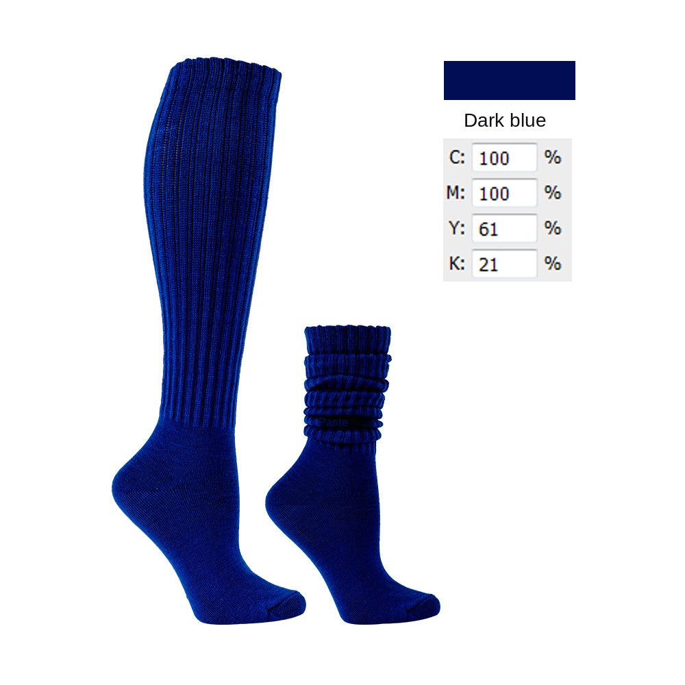 Spring and Summer Thin Slouch Socks Bunching Socks