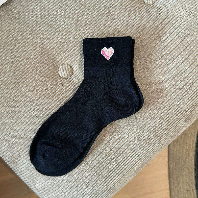 [6 Pairs] Classic Black and White Kanekalon Breathable and Simple Fashion Wear Fairy Flying