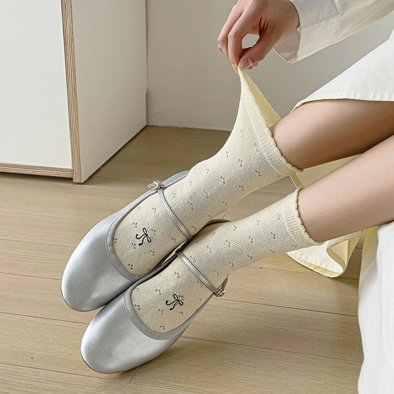 [5 Pairs] Summer Dopamine Thin Bow Delicate and Soft Give Your Skin the Most Gentle Touch