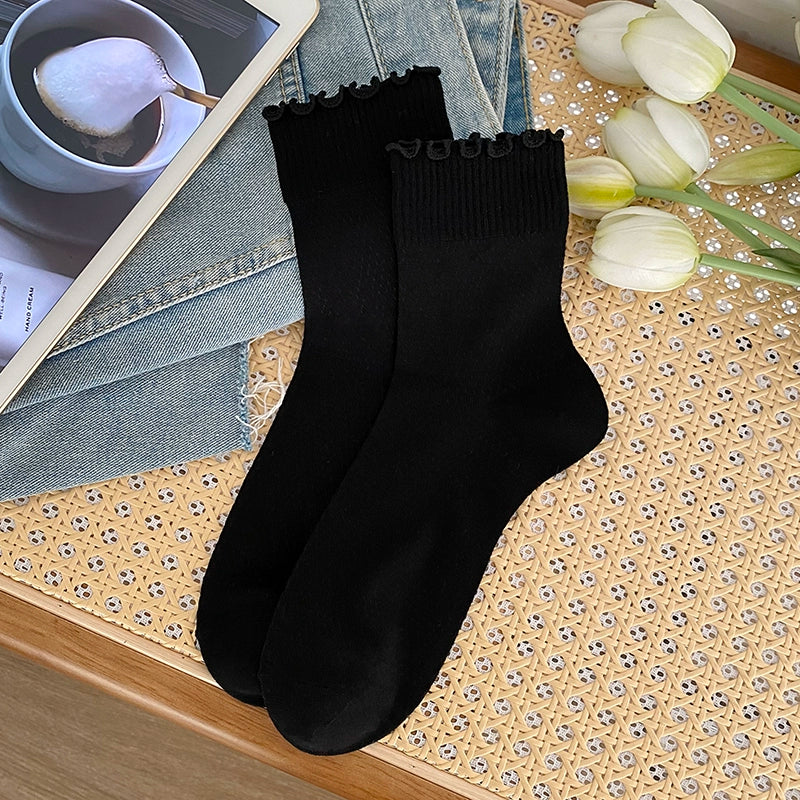 [4 Pairs] It Can Also Be Very Cute to Wear Spring and Summer Thin Breathable Stripes Series If You Don't Believe It