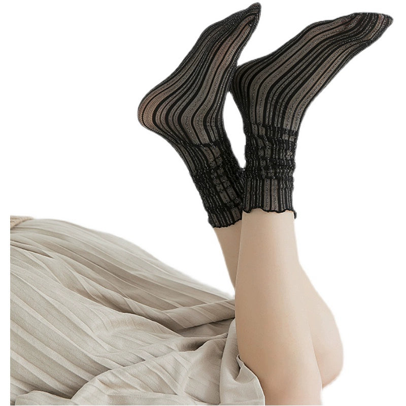 [2 Pairs] Summer Thin Fairy Stockings Look Beautiful on Me