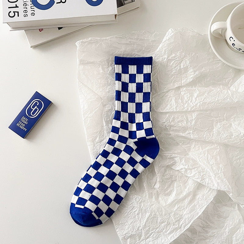 [2 Pairs] Spring and Summer Klein Blue College Style Blue and Blue Color