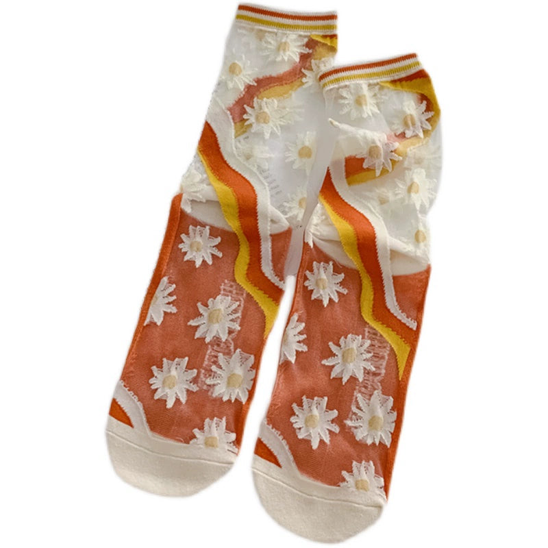 [5 Pairs] Many Flowers, Red, Green and Green in Summer Are Very Beautiful