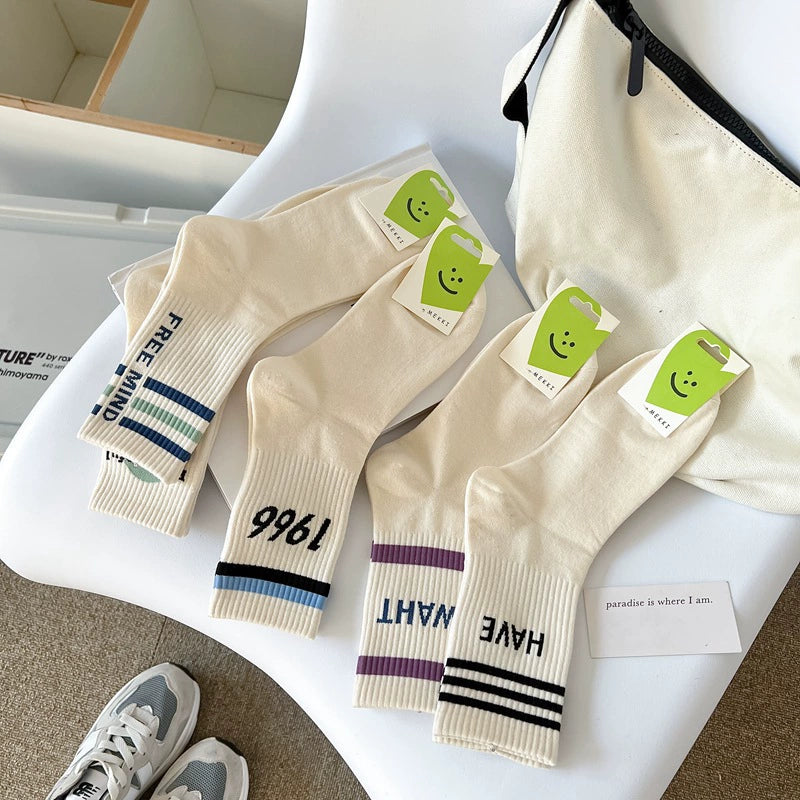 [5 Pairs] Sports with Shark Pants Summer Socks Exposed with Sneaker Perfect Match