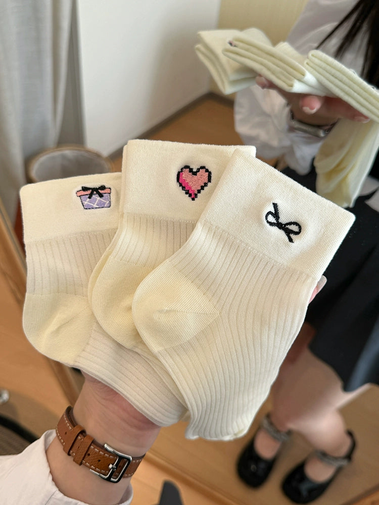 [6 Pairs] Spring and Summer Classic Style All-Matching Short Thin Silk Breathable Comfortable to Wear All-Matching