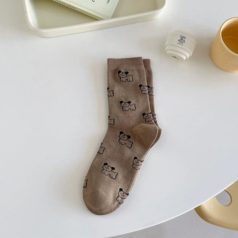 [6 Pairs] Let the Dog Walk into Your Baby and Start a Good Day