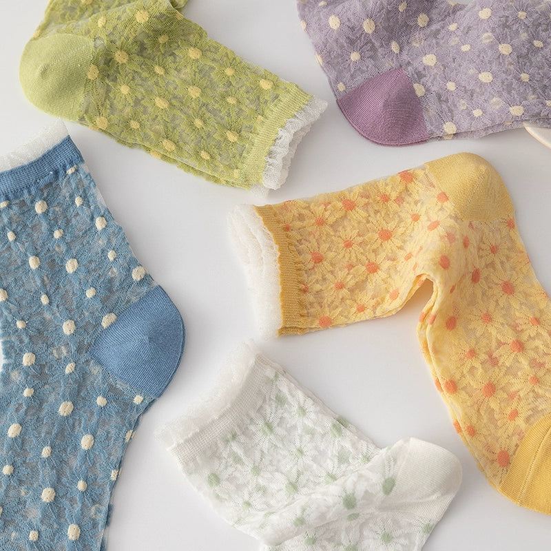 [2 Pairs] Flowers of Different Colors Are Super Beautiful