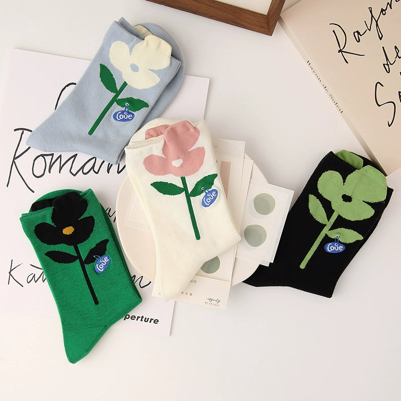 [4 Pairs] Simple and Stylish, Easy to Wear, Good Taste Thin Korean Style Spring and Summer Wear