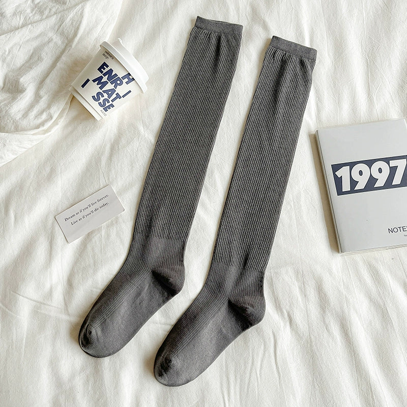 [2 Pairs] Spring and Summer Thin Cotton Thin and Breathable Small Back Socks Stocking Breathable and Transparent All-Match Fashion