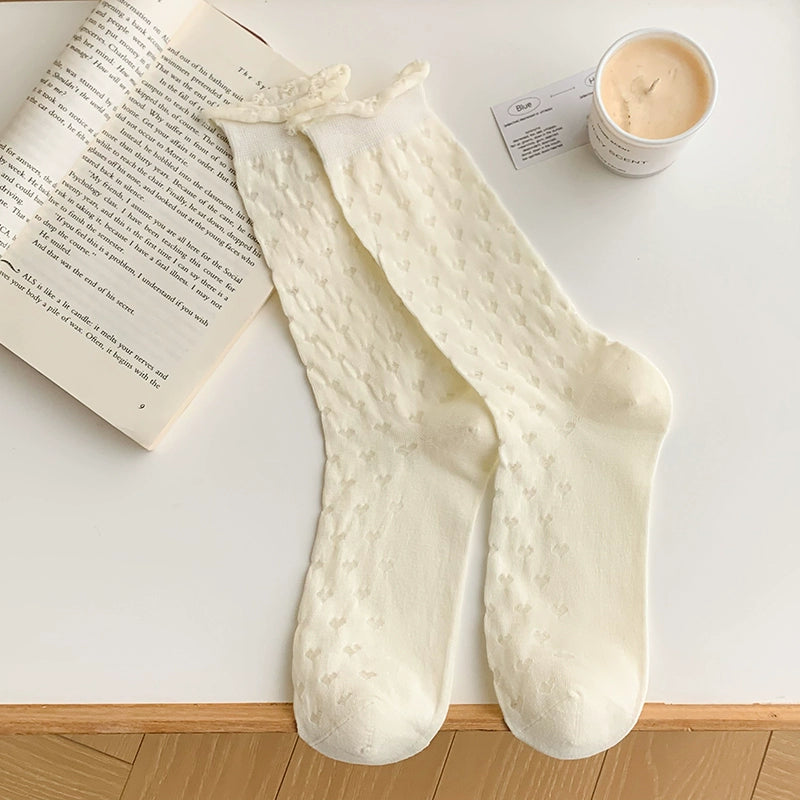 [5 Pairs] Fashion Accessories Spring and Summer Thin Breathable Spun Glass Light up Your Wear Style