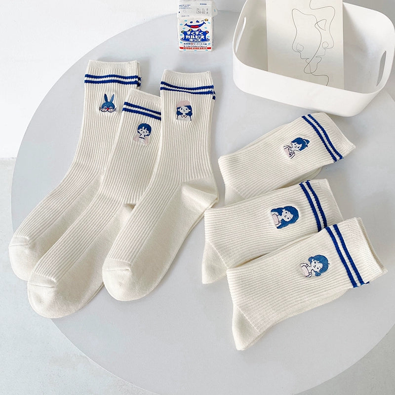 [2 Pairs] Spring and Summer Girl's Bun Smile