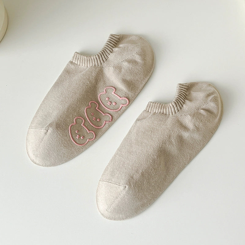 [7 Pairs] How to Be Cute and Charming When Wearing Magic Spring and Summer Thin Breathable Pure Cotton