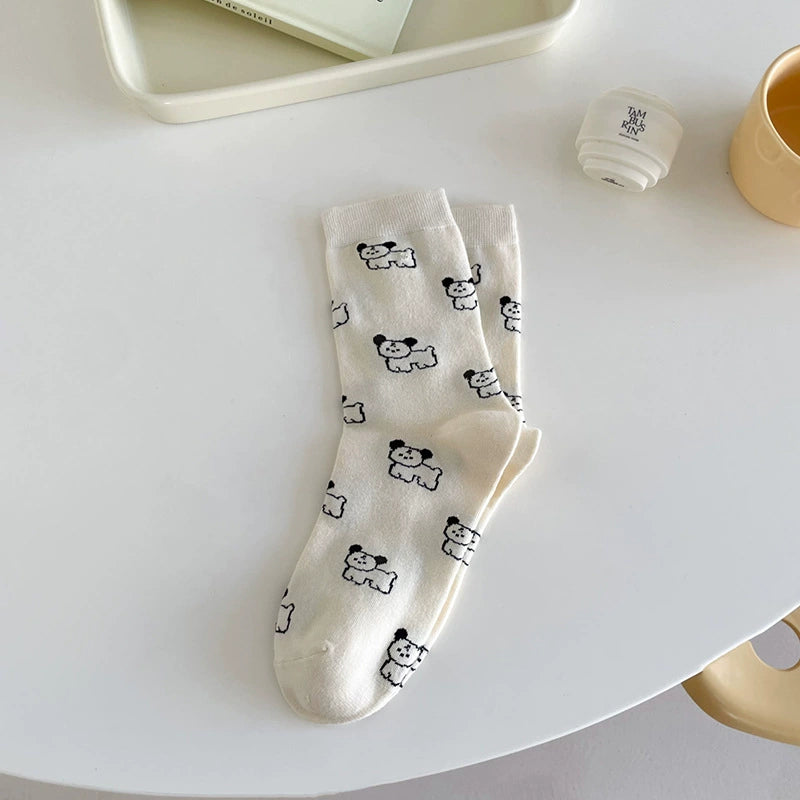 [6 Pairs] Let the Dog Walk into Your Baby and Start a Good Day