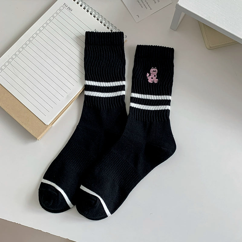 [4 Pairs] Matching Skills of Thin Elastic Sports Style Summer Fashion Strategy Clothing