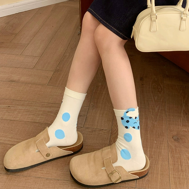 [5 Pairs] Kitty in the Jungle Is Playing. The Spring Atmosphere Is Very Strong.