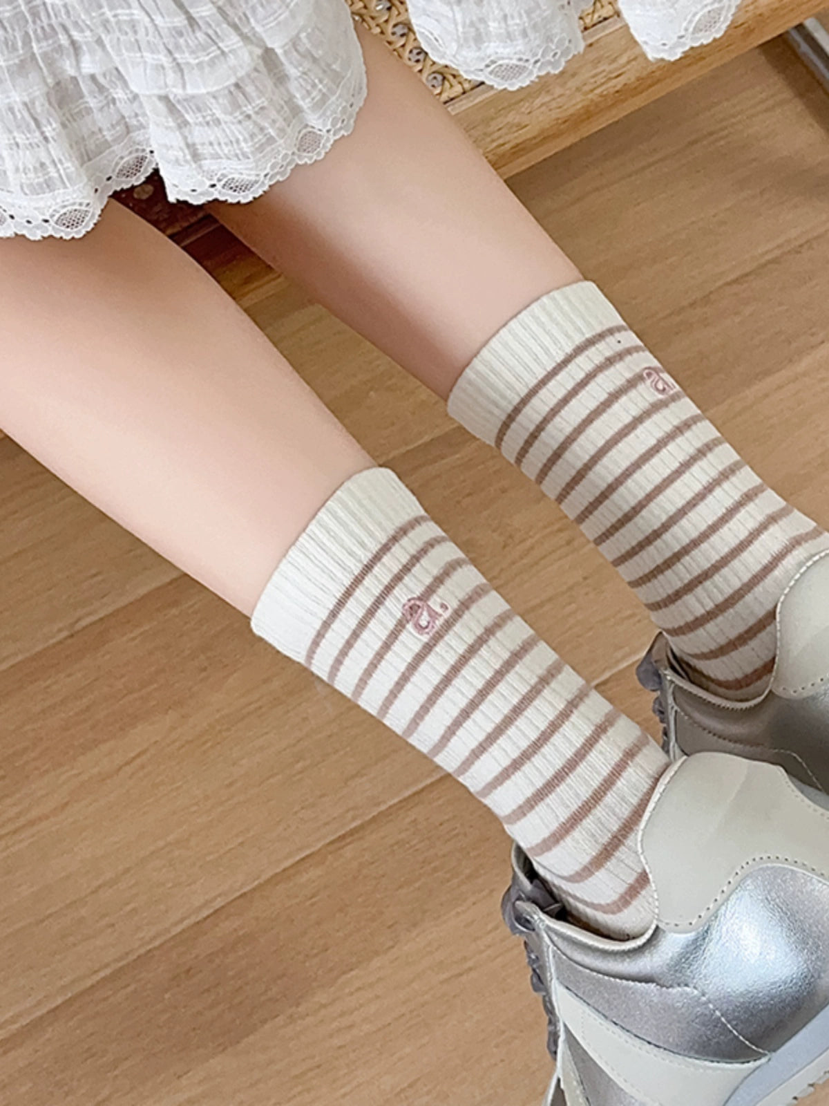 [4 Pairs] Suitable for All Kinds of Sports Pure Cotton Elastic Sports Spring and Summer Wear