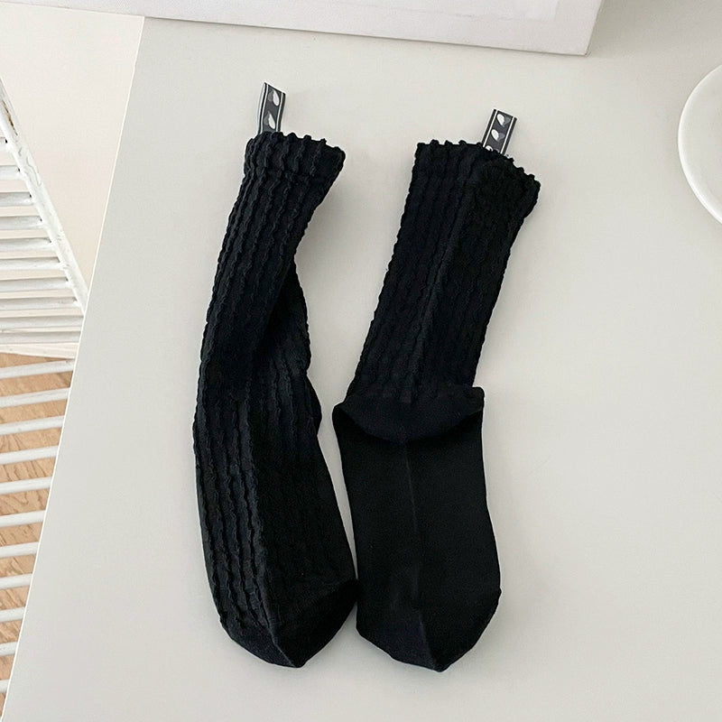 [6 Pairs] Little Red Book Recommendation Dopamine Color Waffle Love Macaron Ribbon Fairy Pure Cotton