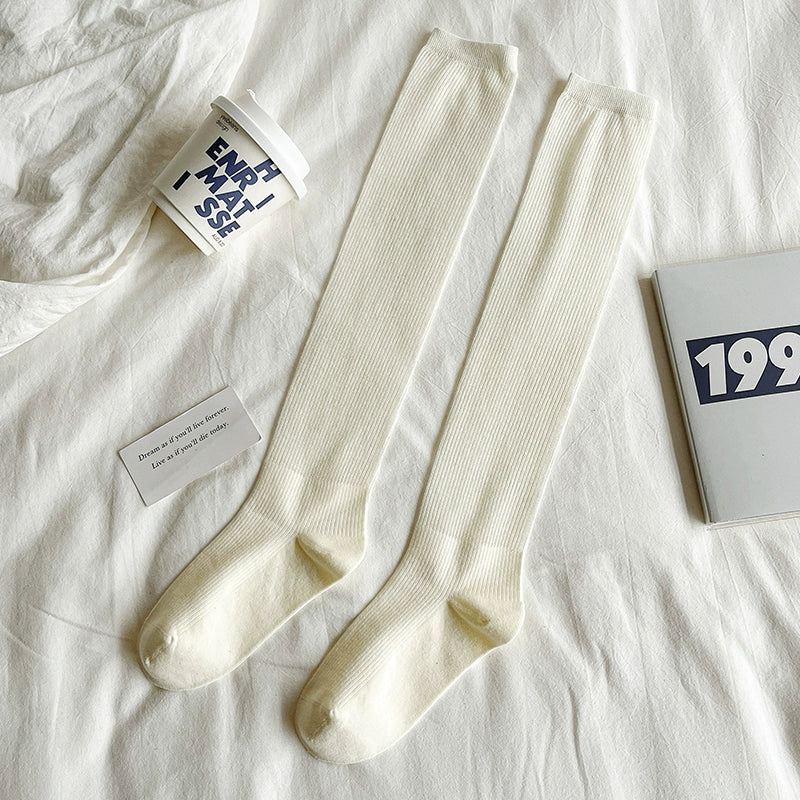 [2 Pairs] Spring and Summer Thin Cotton Thin and Breathable Small Back Socks Stocking Breathable and Transparent All-Match Fashion