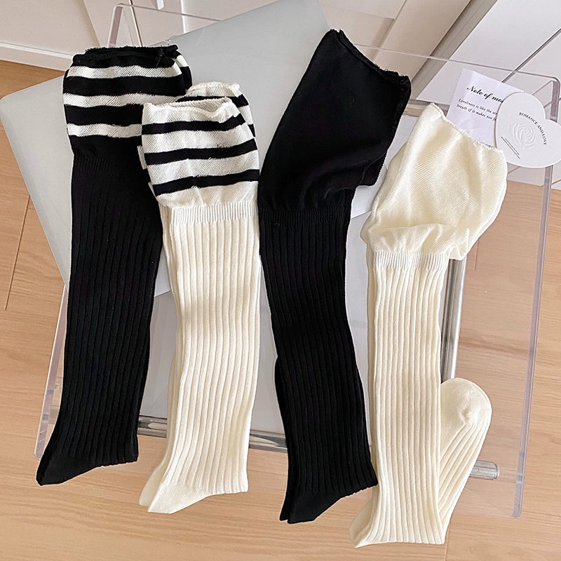 [4 Pairs] Spring and Summer Thin Breathable Makes Your Wear Gentle and Charming