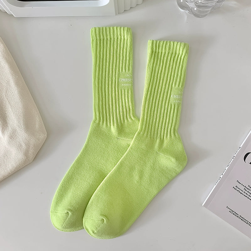 [3 Pairs] Simple Sports Style Fashion No Color Is Extra Socks