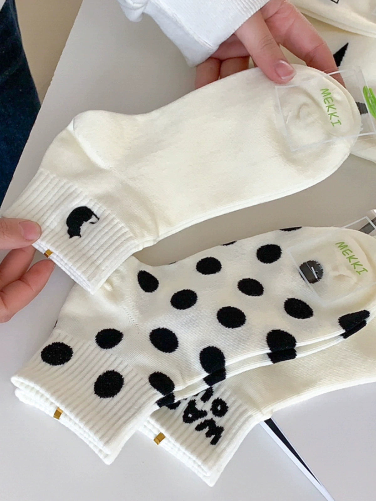 [6 Pairs] How to Create a Stylish Lady Image Spring Summer Simplicity Thin