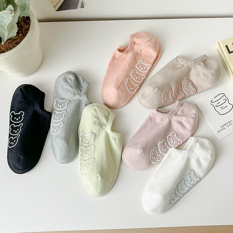 [7 Pairs] How to Be Cute and Charming When Wearing Magic Spring and Summer Thin Breathable Pure Cotton