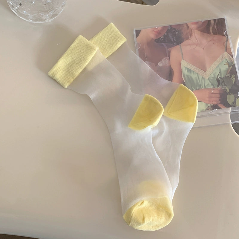 [5 Pairs] Simple Color Matching Kanekalon Comfortable Wear and College Style