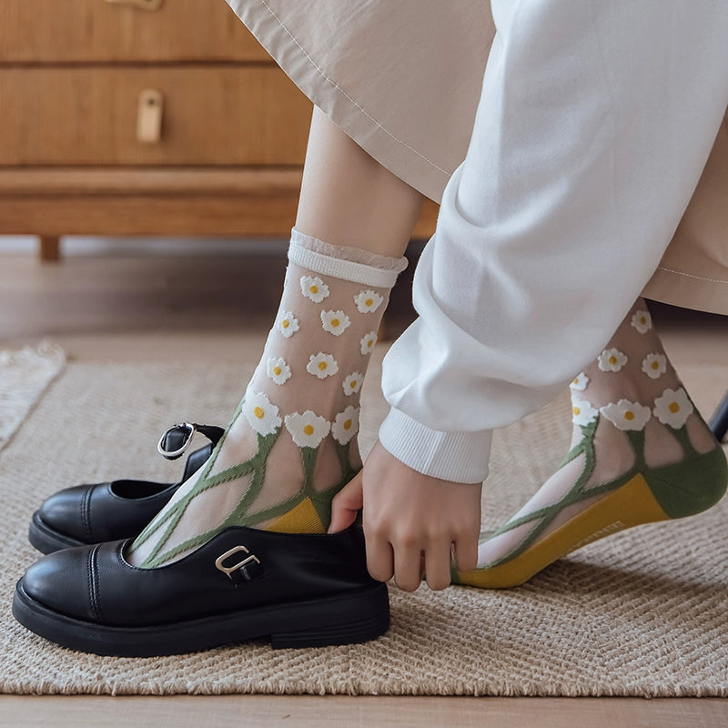 [5 Pairs] Many Flowers, Red, Green and Green in Summer Are Very Beautiful