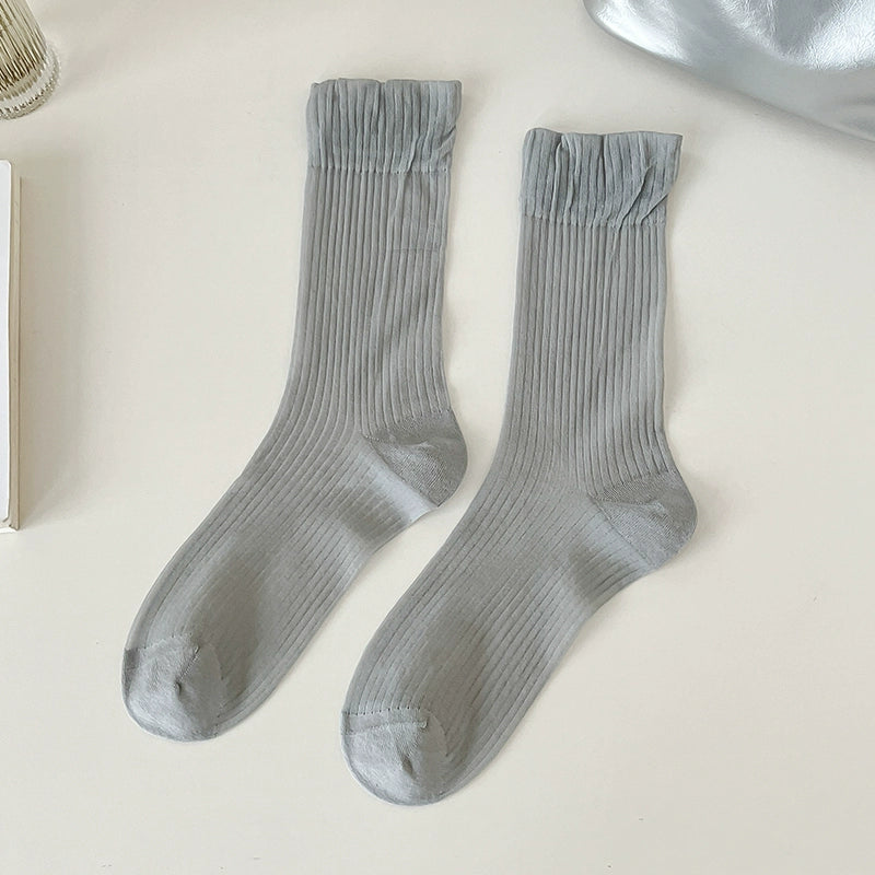 [5 Pairs] Summer Breathable Kanekalon Thin Plain Lady Fairy Wear