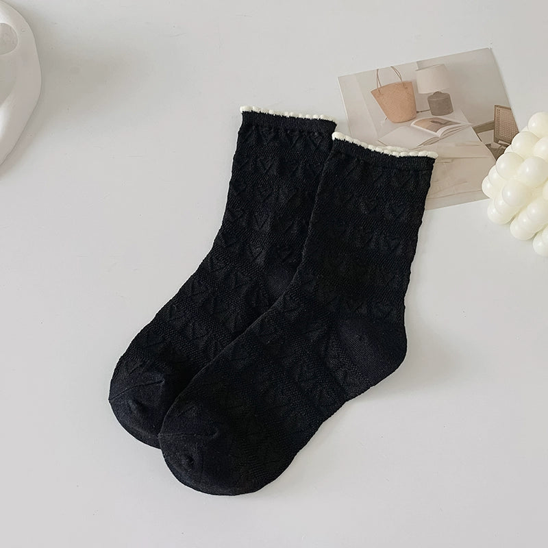 [2 Pairs] Pure Desire Style Thin Japanese and Korean Little Fairy Wear