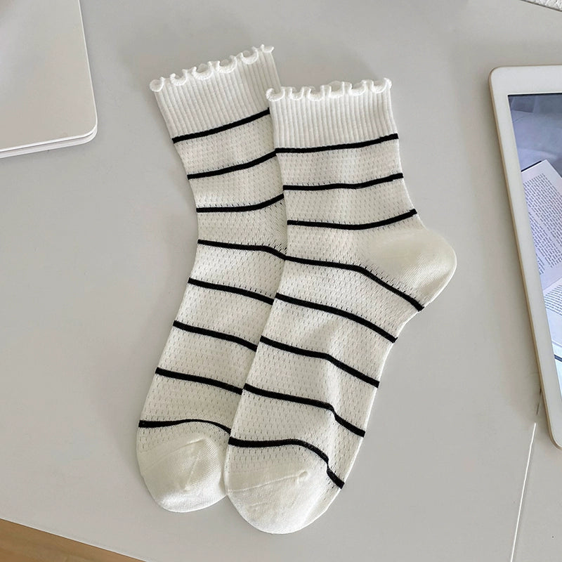 [4 Pairs] Adorable Wear Spring and Summer Thin Breathable Simple Show Your Cute Side