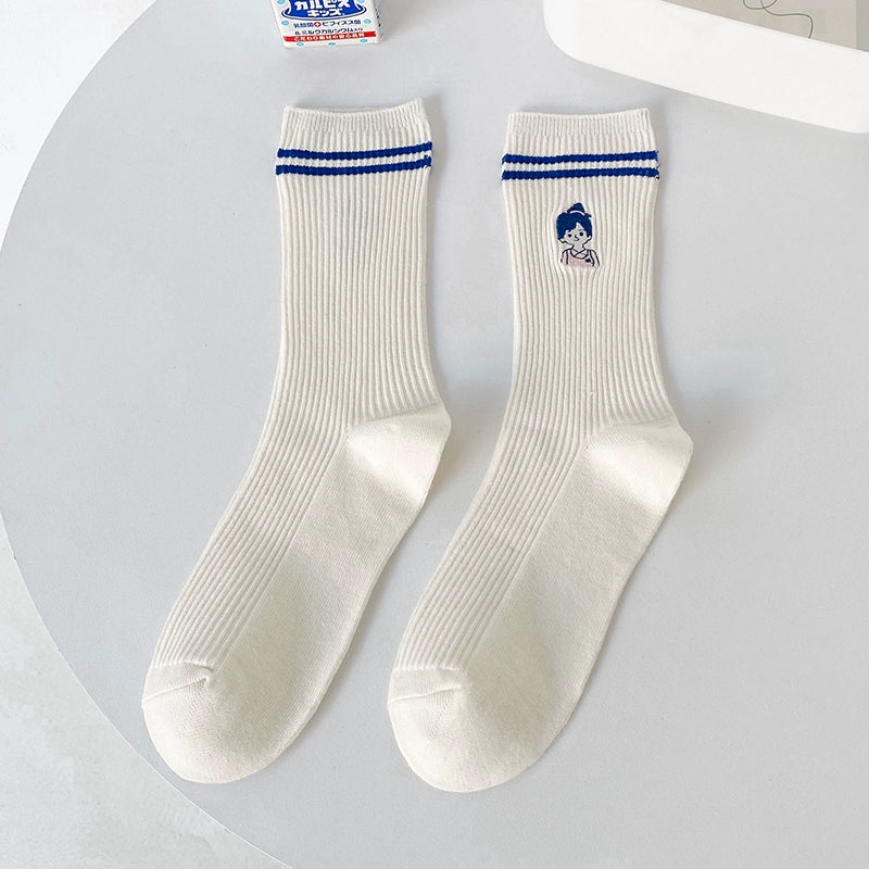 [2 Pairs] Spring and Summer Girl's Bun Smile