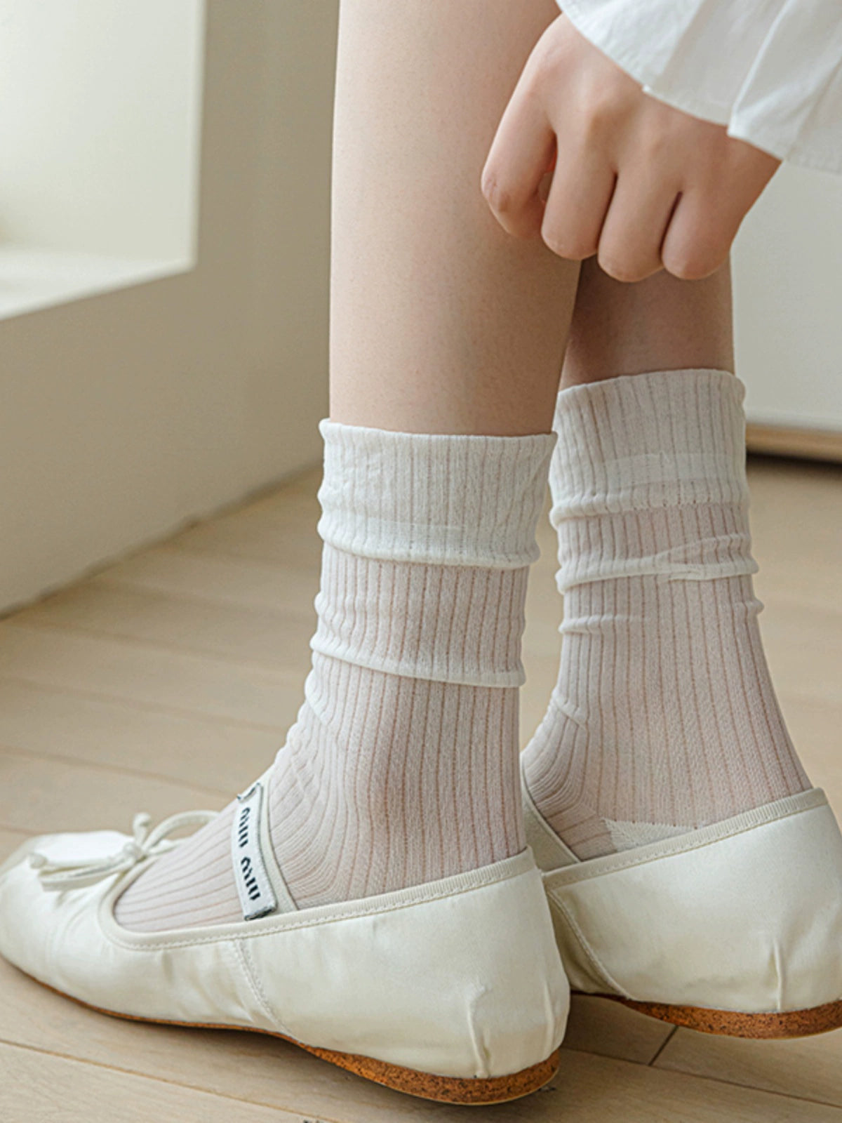 [5 Pairs] Summer Breathable Kanekalon Thin Plain Lady Fairy Wear