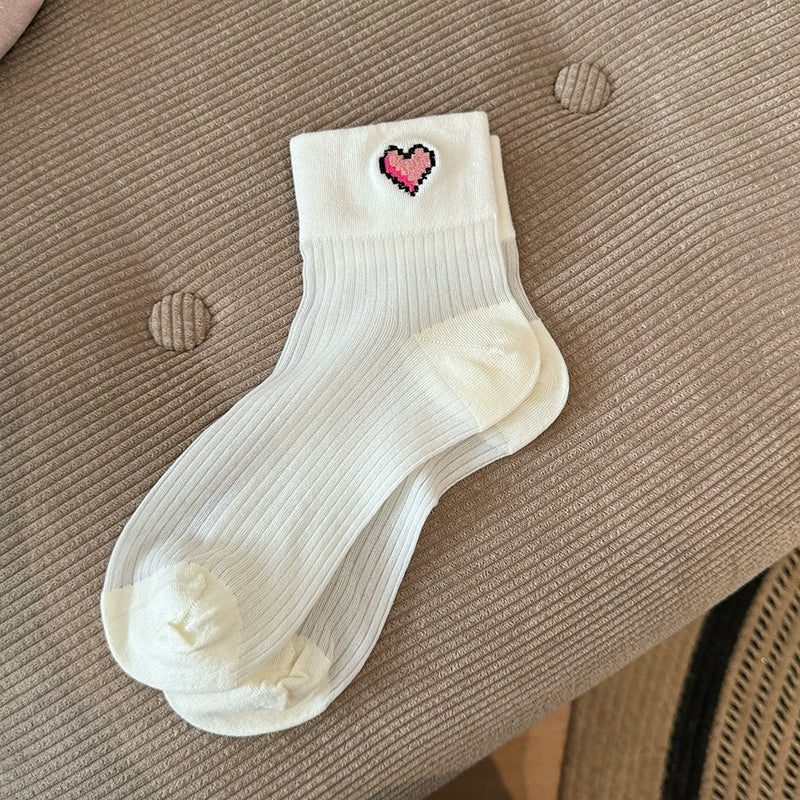 [6 Pairs] Classic Black and White Kanekalon Breathable and Simple Fashion Wear Fairy Flying