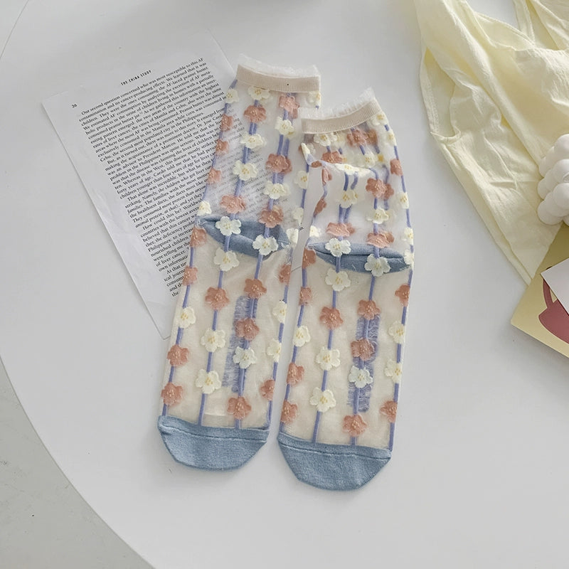 [5 Pairs] Many Flowers, Red, Green and Green in Summer Are Very Beautiful